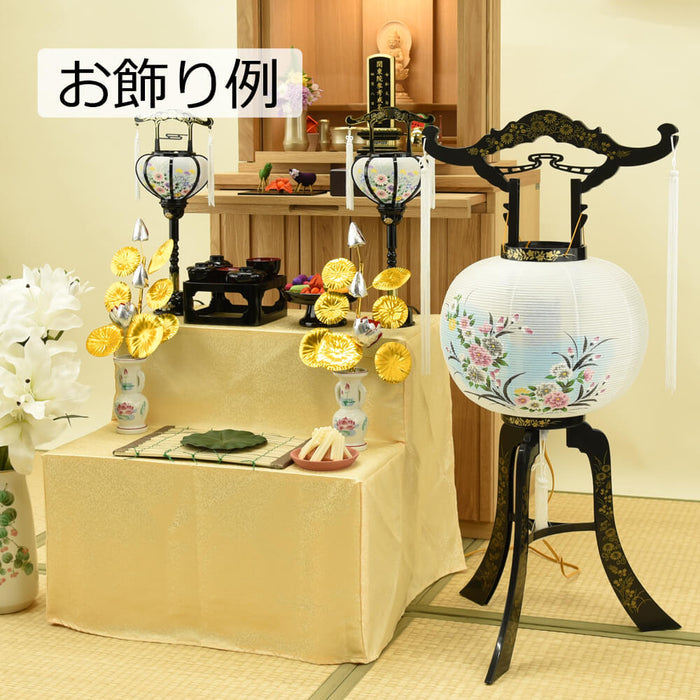 盆提灯 回転 山吹2号 11号 牡丹 特徴 6