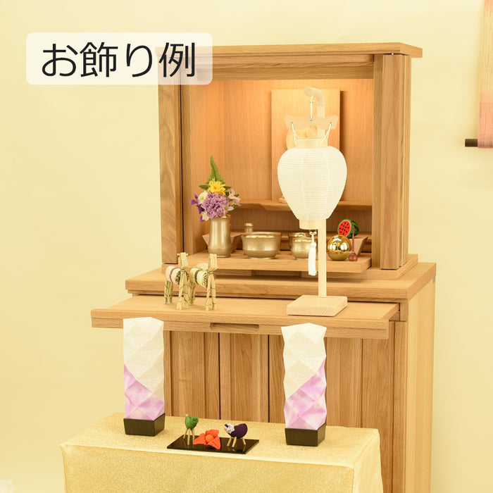 盆提灯 かすみごろも 染めぼかし パープル 特徴 6
