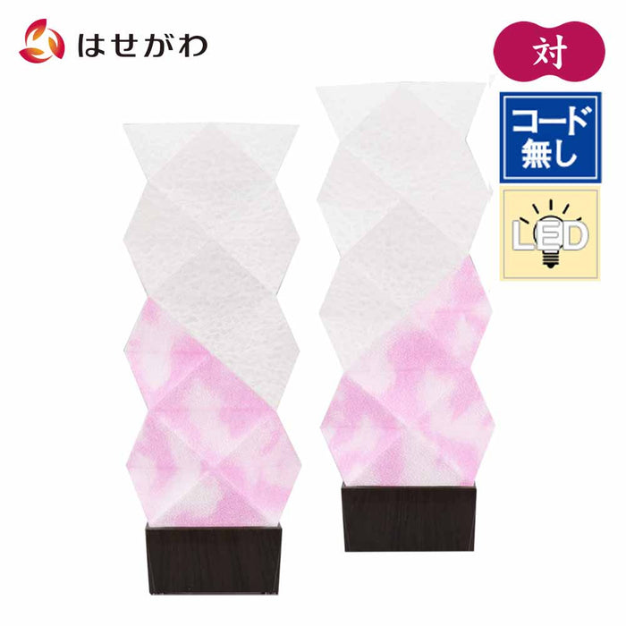 盆提灯 かすみごろも 染めぼかし ピンク 特徴 1