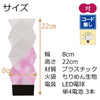 盆提灯 かすみごろも 染めぼかし ピンク 特徴 2