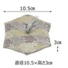 新名物裂リン布団 中 銀ネズ 荒磯紋 特徴2