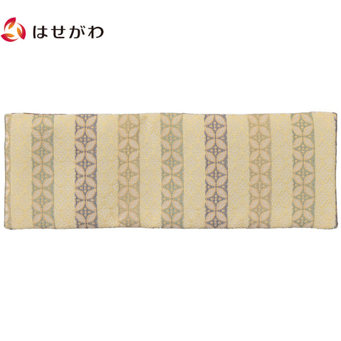 新名物裂 敷物裏付 小 クリーム段 七宝紋