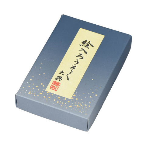 糠絵ろうそく 3匁 白2入 菊 秋桜