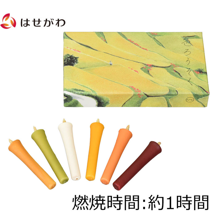 ローソク・キャンドル 色ろうそく 秋 特徴 1