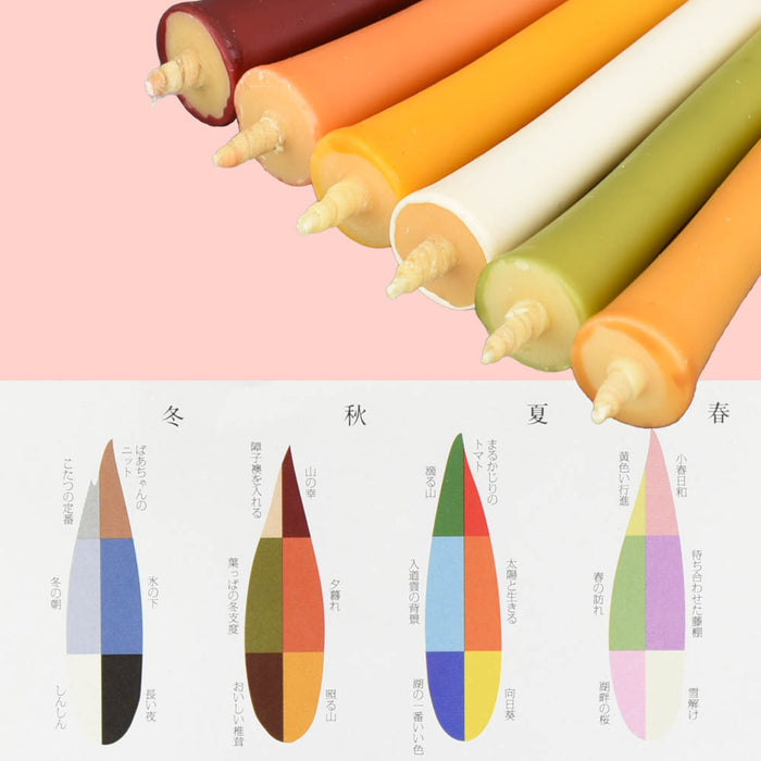 ローソク・キャンドル 色ろうそく 秋 特徴 4