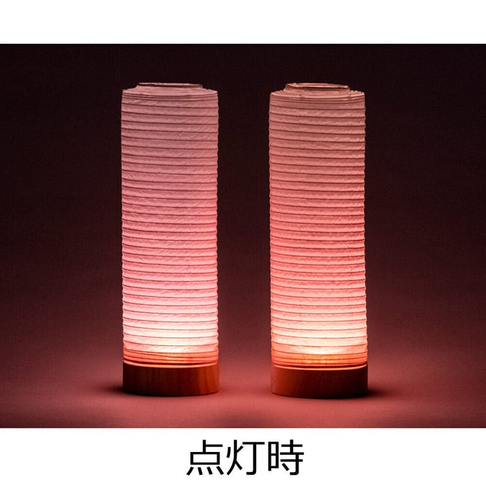 盆提灯 【WEB限定】新型 つつあかり ピンクグラデ 対 特徴 5