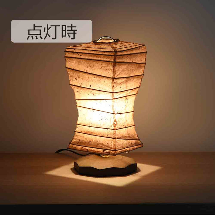 盆提灯 新型 ツイストスタンド 杉皮紙 特徴 4