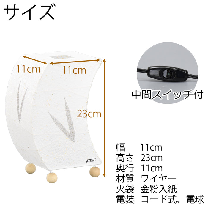 盆提灯 新型 三日月スタンド 笹 特徴 2