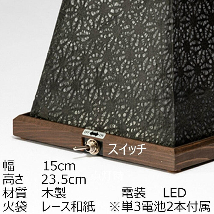 盆提灯 LEDミニスタンド 菊花/白 特徴 3