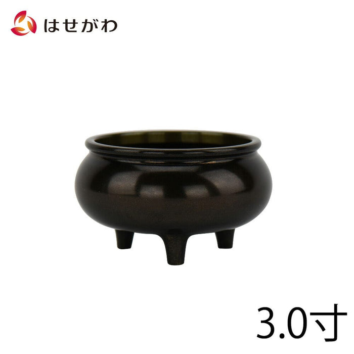 仏具 香炉 京丸 無地 3.0寸 特徴 1