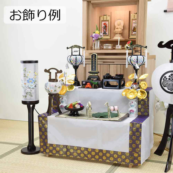 盆提灯 新型 華ごころ スタンド プルメリア 鉄線 特徴 5