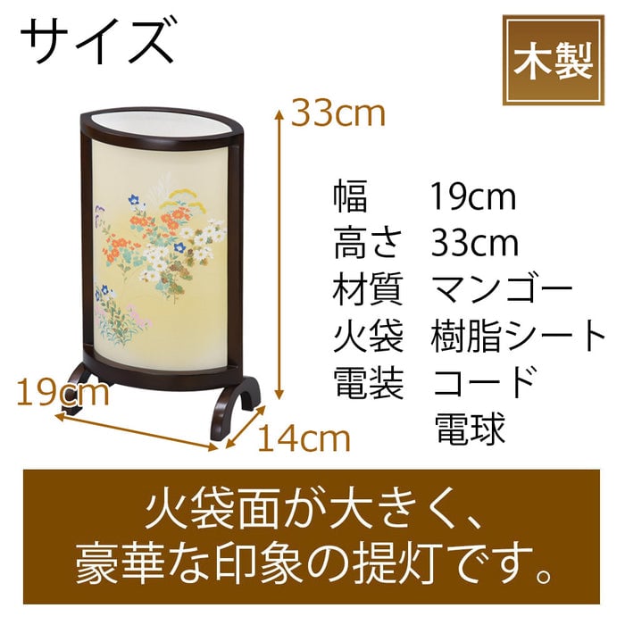 盆提灯 新型 優美1号 小菊 七草 特徴 2