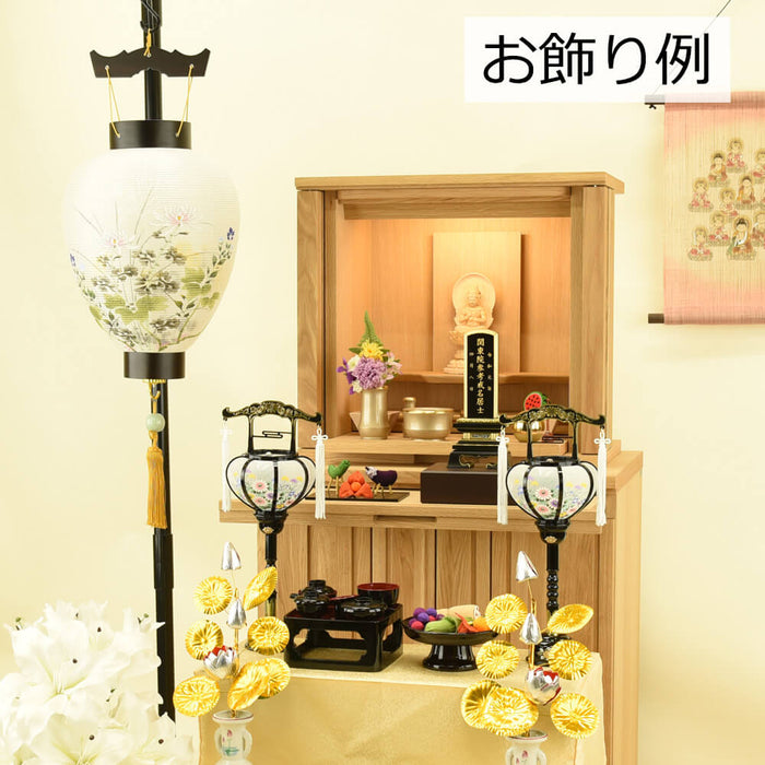盆提灯 御所 二重 黒檀 特徴 6