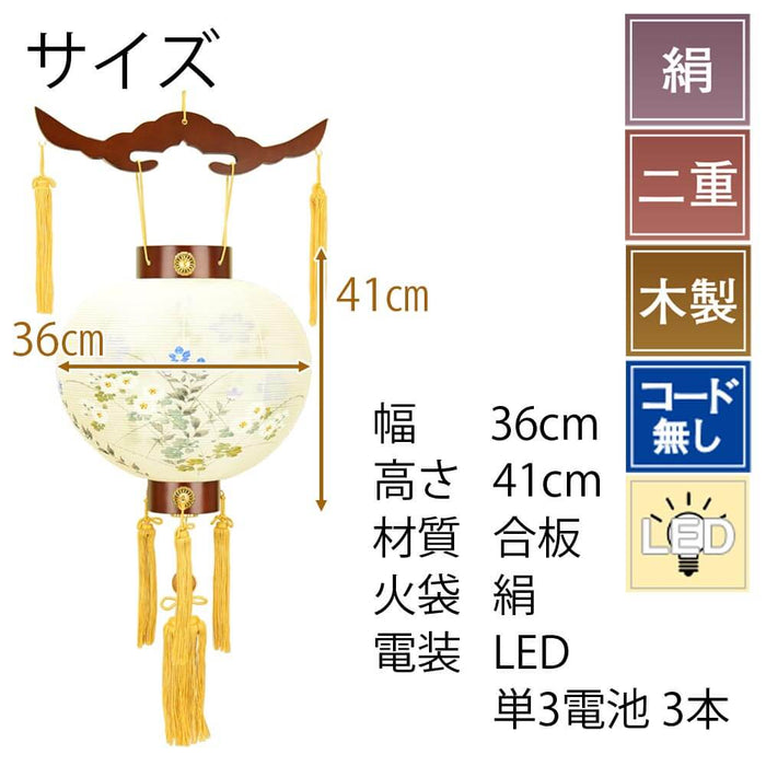 盆提灯 御殿丸 二重 天二 紫水 特徴 2