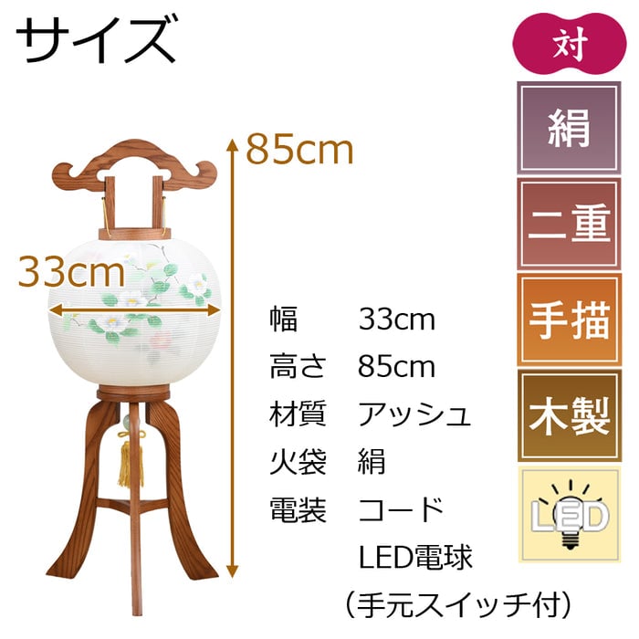 行灯 二重 四季花 11号