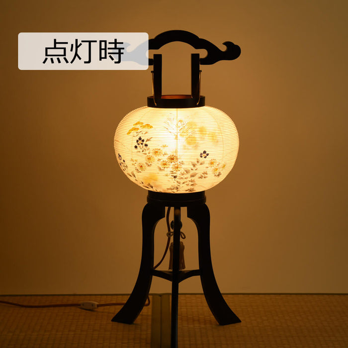 盆提灯 姫行灯 二重 総黒檀 10号 特徴 5