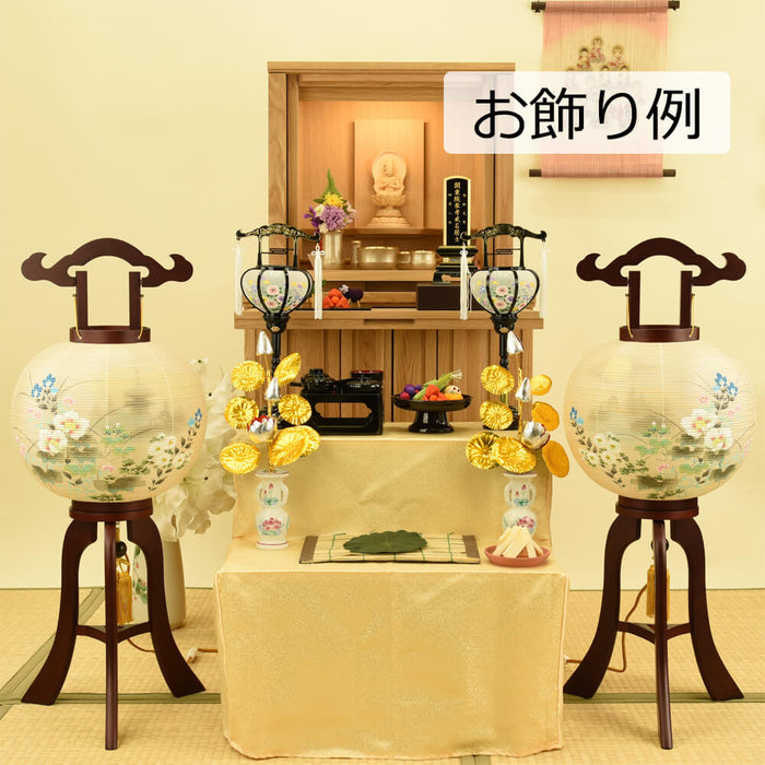 盆提灯 行灯 二重 紫檀 11号 特徴 6