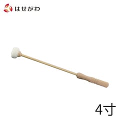 木魚バチ 白皮巻 4.0寸