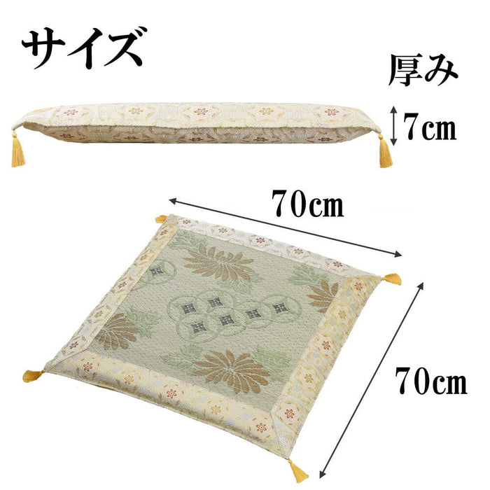 盆提灯 御前ござ布団 新天井華 白茶 特徴 2