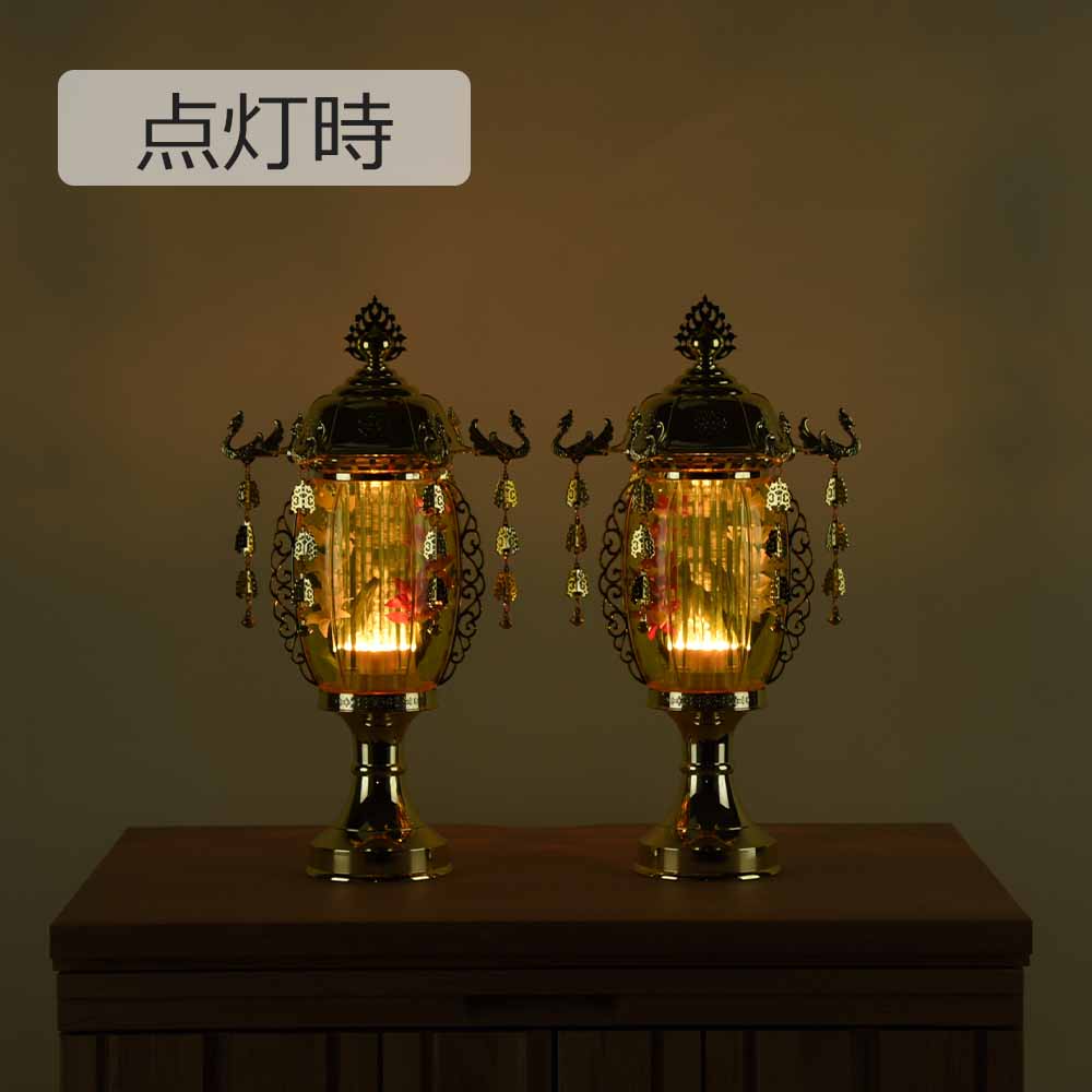 霊前灯 菊華灯 ゴールド 10号 対 | お仏壇のはせがわ公式通販 霊前灯 菊華灯 ゴールド 10号 対 | お仏壇のはせがわ公式通販