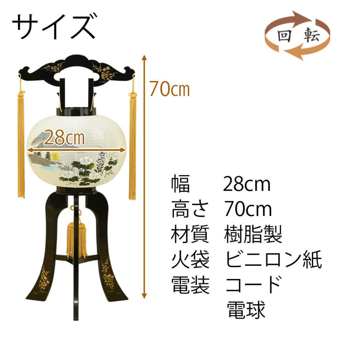 盆提灯 回転 萩 特徴 2