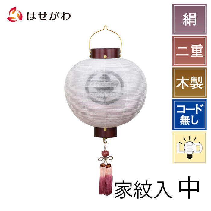 盆提灯 門提灯 桜 尺三丸 二重桜 特徴 1
