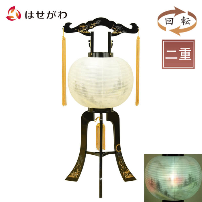 盆提灯 回転 丹後 絹二重 特徴 1