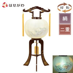 回転 更紗 絹二重