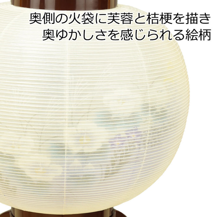 盆提灯 回転 更紗 絹二重 特徴 3