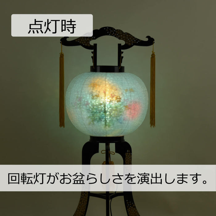 盆提灯 回転 小国 絹二重 特徴 4