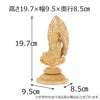 仏像 本尊 座釈迦 カヤ 丸台 金粉紋様 2.0寸 特徴 2