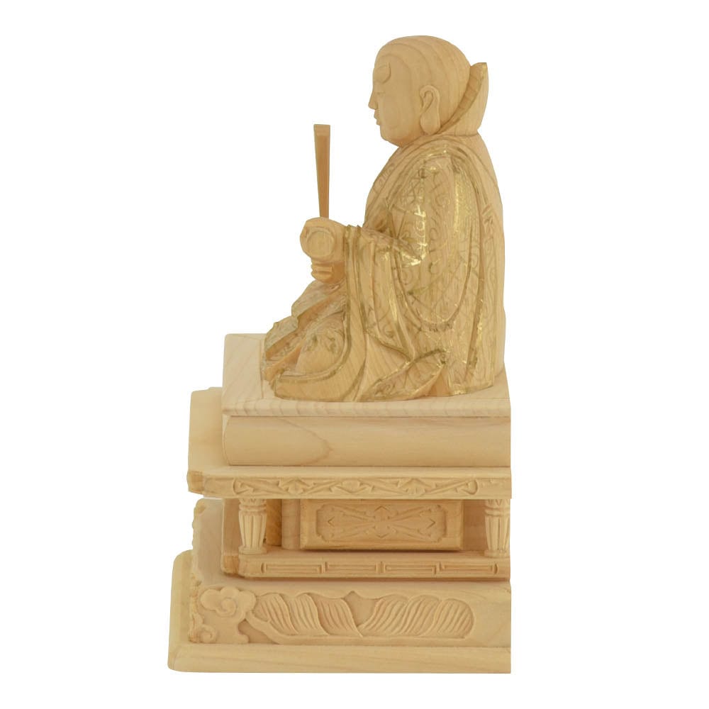 【セール延長・新品】 香合仏　日蓮宗　白檀　仏龕　懐中仏　日蓮　仏像 kaiu-art_ktbbdh6-fg