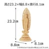 仏像 浄土 白木 丸台 ３５ 特徴2
