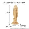 仏像 浄土 白木 丸台 ４０ 特徴2