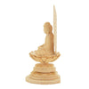 仏像 座釈迦 白木 丸台 ２５ 特徴3