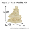 仏像 本尊 日蓮 ツゲ 金粉紋様 2.5寸 特徴 2