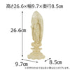 仏像 本尊 浄土 ツゲ 八角 金粉紋様 4.0寸 特徴 2