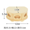 仏像・本尊 箱台 丸型 白木 透し入 大 特徴 2
