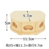 箱台 丸型 白木 透し入 中 特徴2