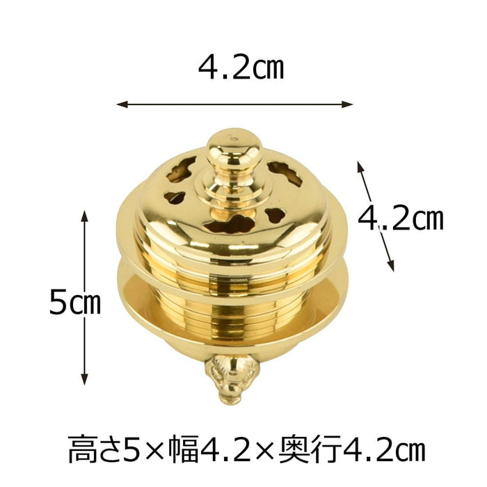 火舎香炉 磨き 1.4寸 | お仏壇のはせがわ公式通販