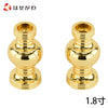 仏具 華瓶 本金メッキ 1.8寸 特徴 1