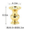 仏具 二具足 利久型鶴付 本金メッキ 2.5寸 特徴 2