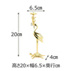 仏具 二具足 利久型鶴付 本金メッキ 2.5寸 特徴 3