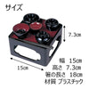 盆提灯 御霊具膳 PC 黒内朱 5.0寸 特徴 3