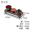 盆提灯 略式御霊具膳 黒 内朱 蒔絵 桜 6.5寸 特徴 2