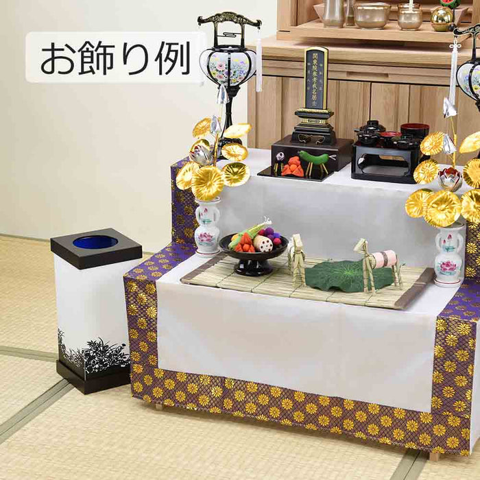 盆提灯 新型 沙羅 黒檀調 320 月影 特徴 6