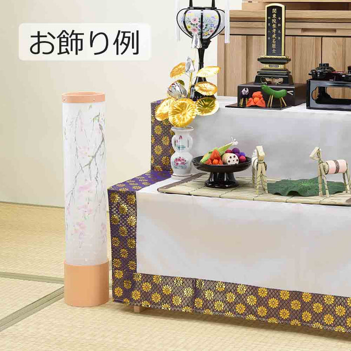 盆提灯 新型 峰 520 柿渋桃色 桜 特徴 5