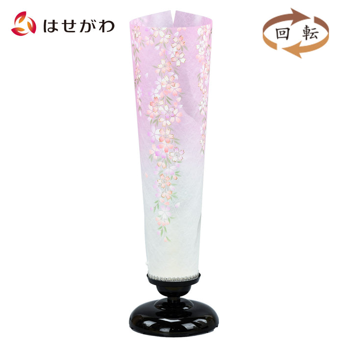盆提灯 新型 回転 夢あんどん 桜 特徴 1