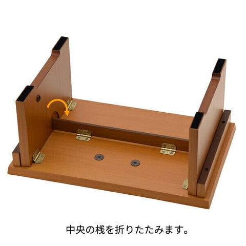 経机 プレイン 折りたたみ式 ライト色 特徴4