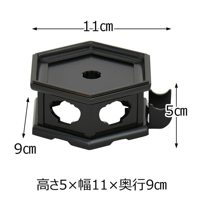仏具 佐波理リンセット 一心 3.0寸 リン台六角黒檀色 特徴 4
